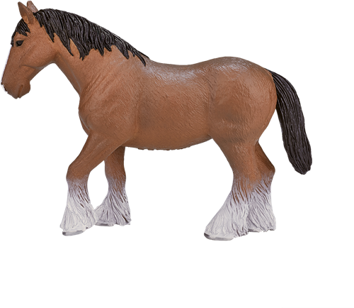 Mojo Horses Spielzeug Clydesdale Pferd Braun - 387070