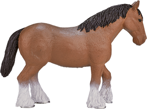Mojo Horses Spielzeug Clydesdale Pferd Braun - 387070-2