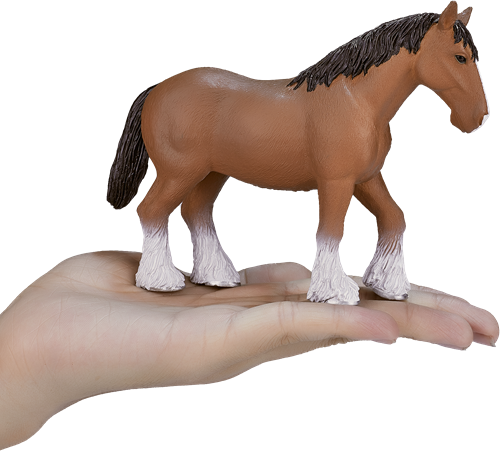 Mojo Horses Spielzeug Clydesdale Pferd Braun - 387070-3