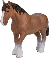Mojo Horses speelgoed Clydesdale Paard Bruin - 387070