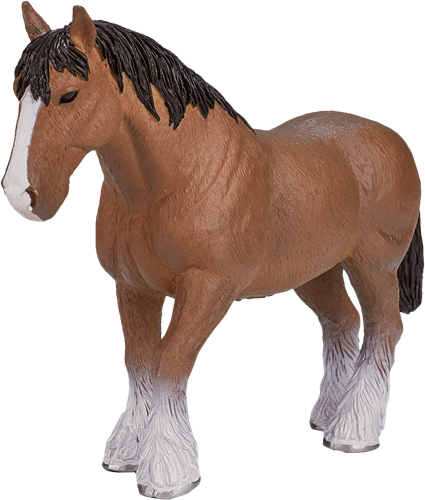 Mojo Horses speelgoed Clydesdale Paard Bruin - 387070