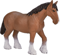 Mojo Horses speelgoed Clydesdale Paard Bruin - 387070