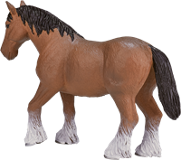 Mojo Horses speelgoed Clydesdale Paard Bruin - 387070