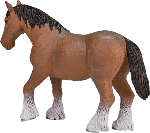 Mojo Horses speelgoed Clydesdale Paard Bruin - 387070