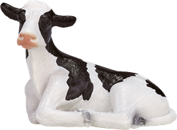 Mojo Farm Spielzeug Holstein Kalb liegend - 387082