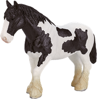 Mojo Horses speelgoed Clydesdale Paard Zwart Wit - 387085