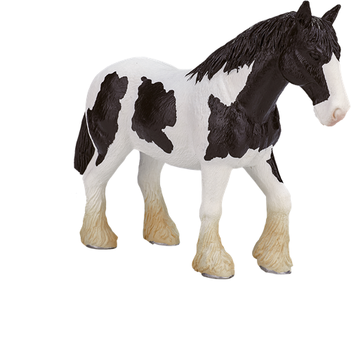 Mojo Horses speelgoed Clydesdale Paard Zwart Wit - 387085