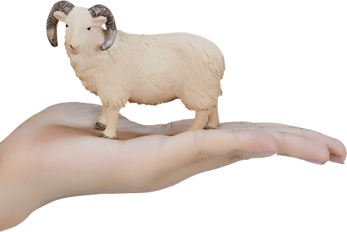 Mojo Farm Spielzeug Schaf (Widder) - 387097-3