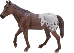 Mojo Horses Spielzeugpferd Appaloosa Hengst Chestnut - 387150