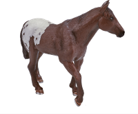 Mojo Horses Spielzeugpferd Appaloosa Hengst Chestnut - 387150-2
