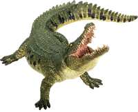 Mojo Wildlife - Crocodile with Articulated Jaw 387162