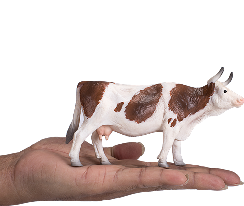 Mojo Farm Spielzeug Simmentaler Kuh - 387220-3