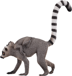 Mojo Wildlife Spielzeug Ringschwanzlemur mit Baby - 387237