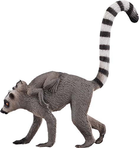 Mojo Wildlife Spielzeug Ringschwanzlemur mit Baby - 387237