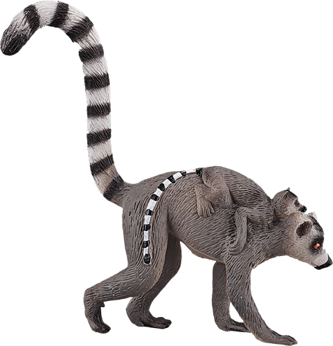 Mojo Wildlife Spielzeug Ringschwanzlemur mit Baby - 387237-2