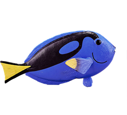 Mojo Sealife Spielzeug Blau Tang Fisch - 387269