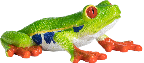 Mojo Wildlife Spielzeug Rotaugenlaubfrosch - 387299-2