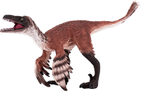 Mojo Spielzeug Dinosaurier Troodon mit beweglichem Kiefer - 387389