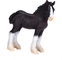 Mojo Horses Spielzeugpferd Shire Fohlen - 387399
