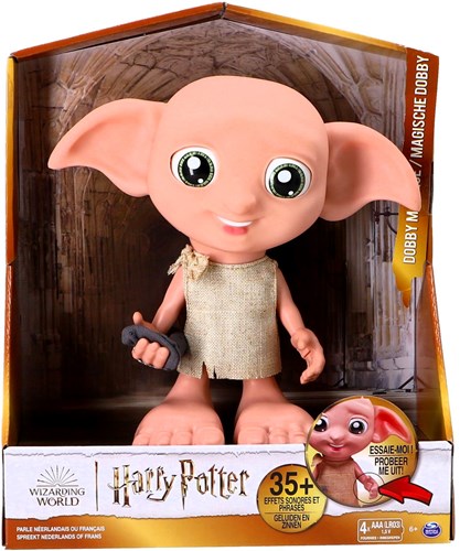 van der Meulen Harry Potter interaktiver Dobby Hauselfe Puppe mit Sound-2