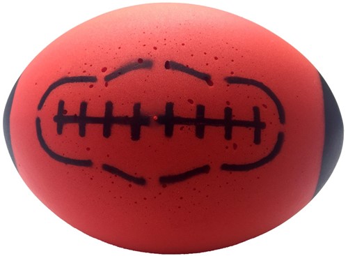 Schaumstoff-Rugbyball rot 24,5*18 cm