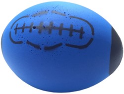Schaumstoff-Rugbyball blau 24,5*18 cm