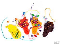 Bajo Lernspiel Funky hair - kreatives Spielzeug für Kinder