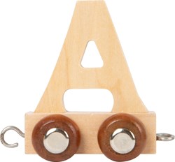 Small Foot - Houten Lettertrein - A - 12 stuks
