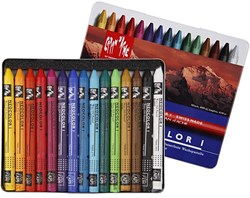 Caran d'Ache Ölpastell Set Neocolor I 15 Farben für Kinder