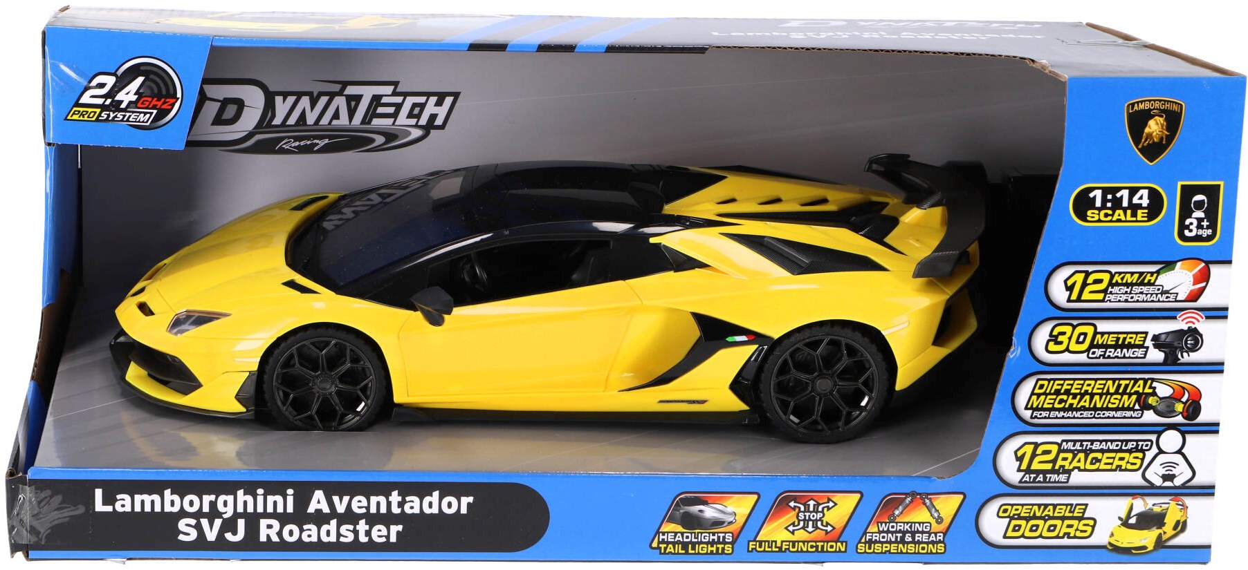 Kool Speed ferngesteuertes Auto Lamborghini Aventador 1:14 gelb