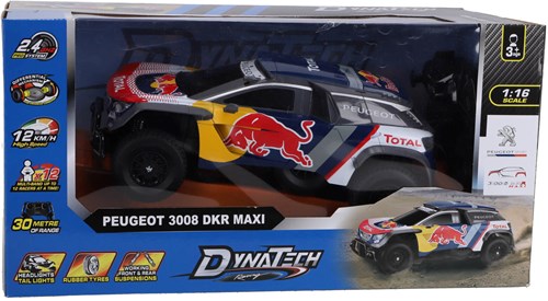 Dynatech ferngesteuertes Auto Peugeot 3008 DKR Maxi 1:16 blau