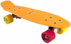 Alert Skateboard Kunststoff 55 cm orange - Kinder Skateboard Outdoor