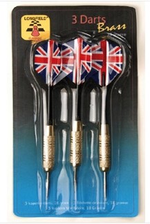 3 Darts auf Karte 18 Gramm Kupfer 060638