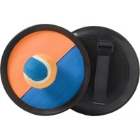 Twisk Catchball Set Fangspiel 19 cm orange-blau mit Klettverschluss
