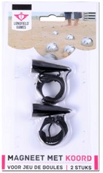 Longfield Games Jeu De Boules Magnet mit Schnur - 2 Stück