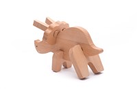 Bajo Dinosaurier Spielzeug Triceratops - Lernspielzeug aus Karton-3