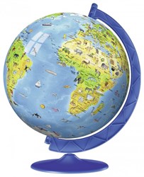 Ravensburger 3D Puzzle - Weltkugel Globe - 180 Teile Karton