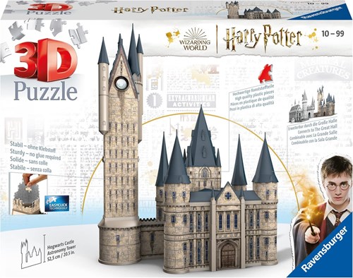 Ravensburger 3D Puzzle - Harry Potter - Hogwarts Schloss - Astronomieturm - 540 Teile-2