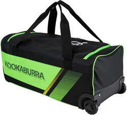 Kookaburra Cricket Tasche 9500 Wheelie Bag schwarz grün Junior Sporttasche