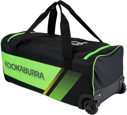 Kookaburra Cricket Tasche 9500 Wheelie Bag schwarz grün Junior Sporttasche