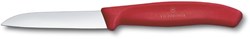 Victorinox Schälmesser Küche rot Edelstahl glatt 8cm Victorinox