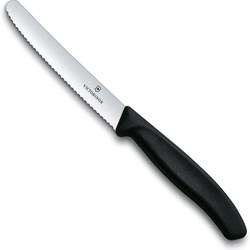 Victorinox Tomatenmesser Küchenmesser gezahnt schwarz 6 Stück Edelstahl