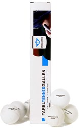 Angel Sports Tischtennisbälle weiß 6 Stück 40mm im Karton