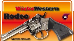 Wicke Pistole Spielzeug Rodeo 100-Schuss Revolver silber