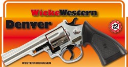 Wicke Pistole Denver Chrom 12-Schuss Spielzeug Revolver