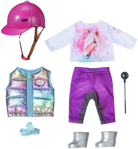 BABY born Deluxe Paardrij-outfit 43cm