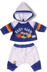 BABY born Joggingpak Blauw 43cm