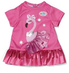 BABY born Puppenkleid Flamingo rosa 43 cm - Puppenkleidung Mode