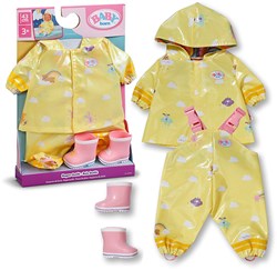BABY born Puppen Regenoutfit 43cm mit Stiefeln und Mantel
