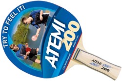 Atemi Tischtennisschläger Hobby 200 grün - Tischtennisschläger für Anfänger